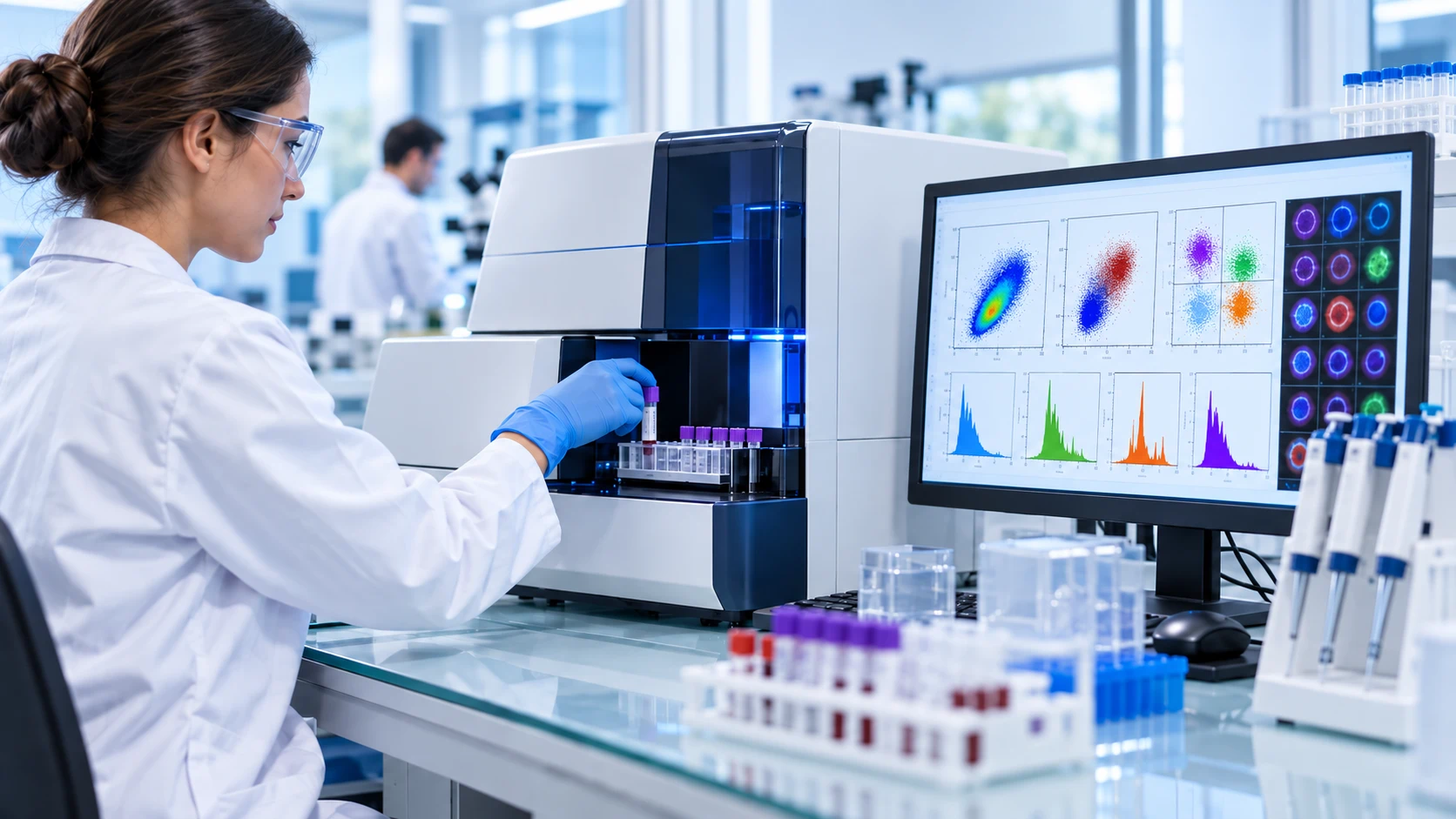 Citometría de flujo para el diagnóstico hematológico