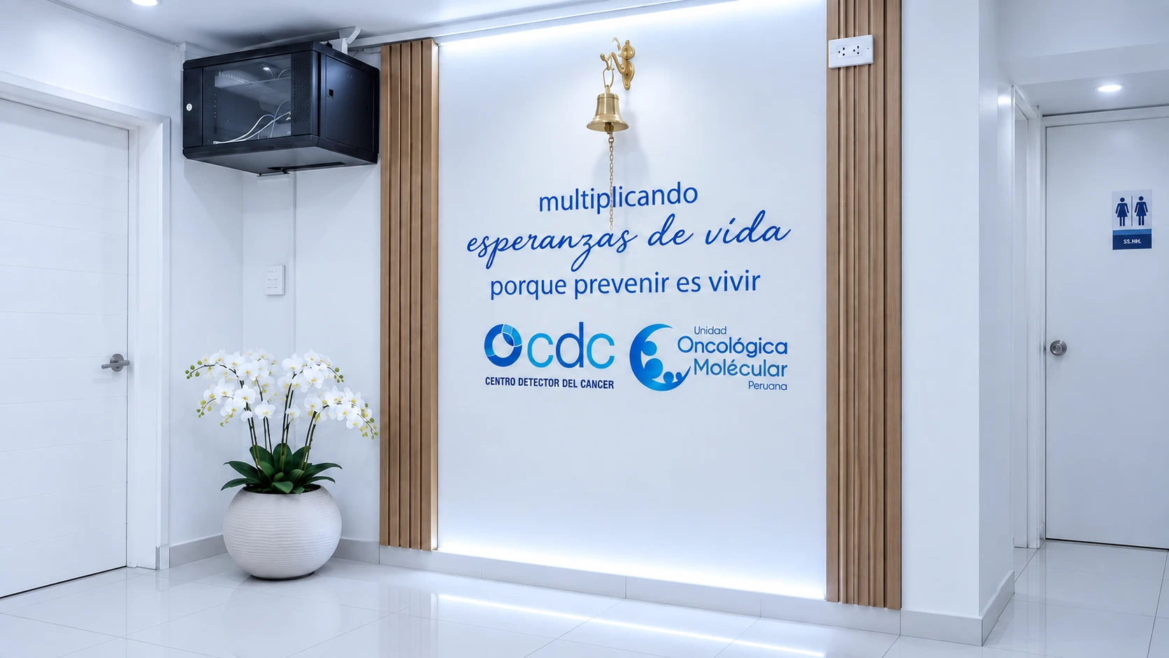 Espacio de Campana institucional del Centro Detector del Cáncer