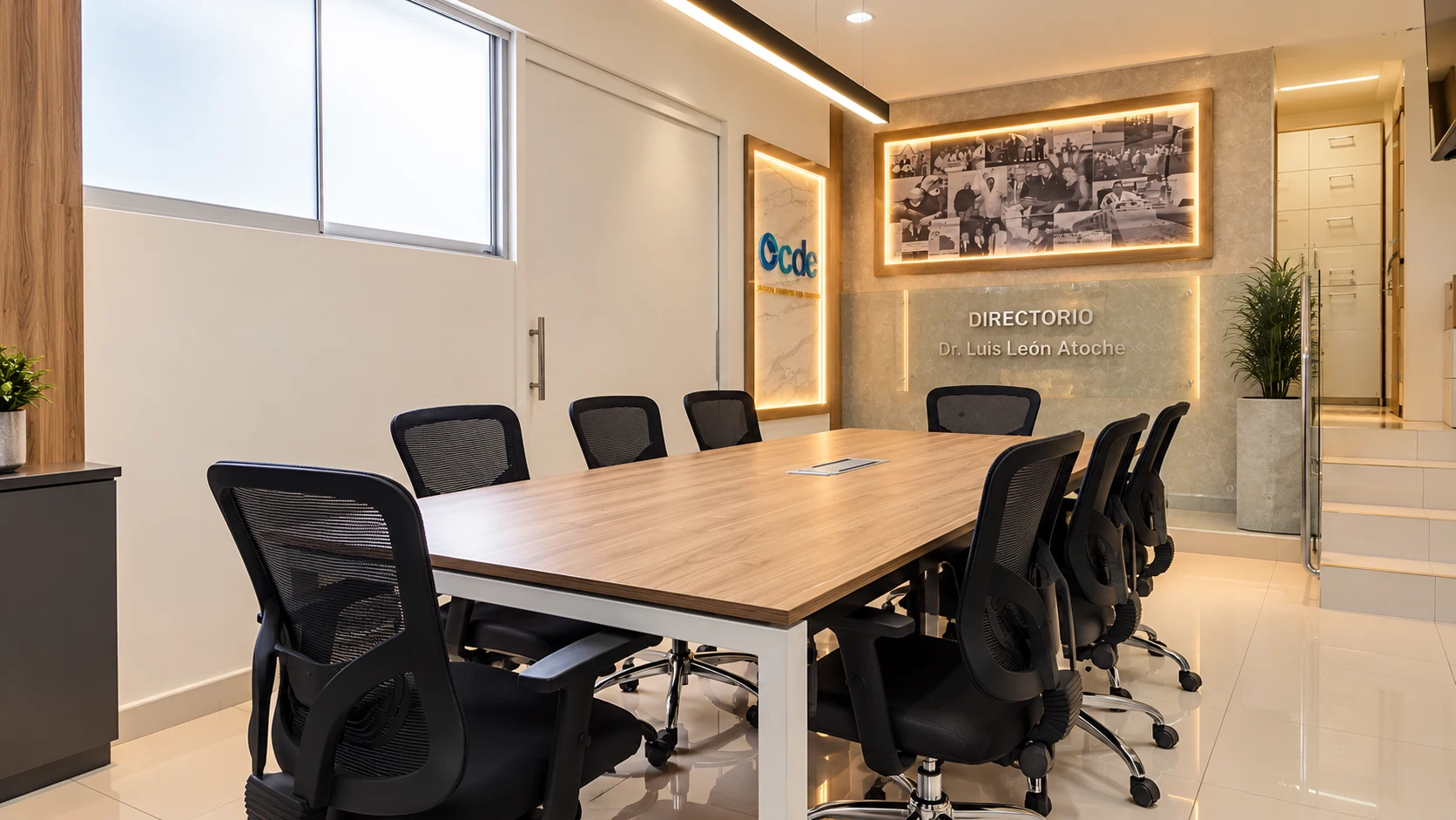 Sala de reuniones del centro