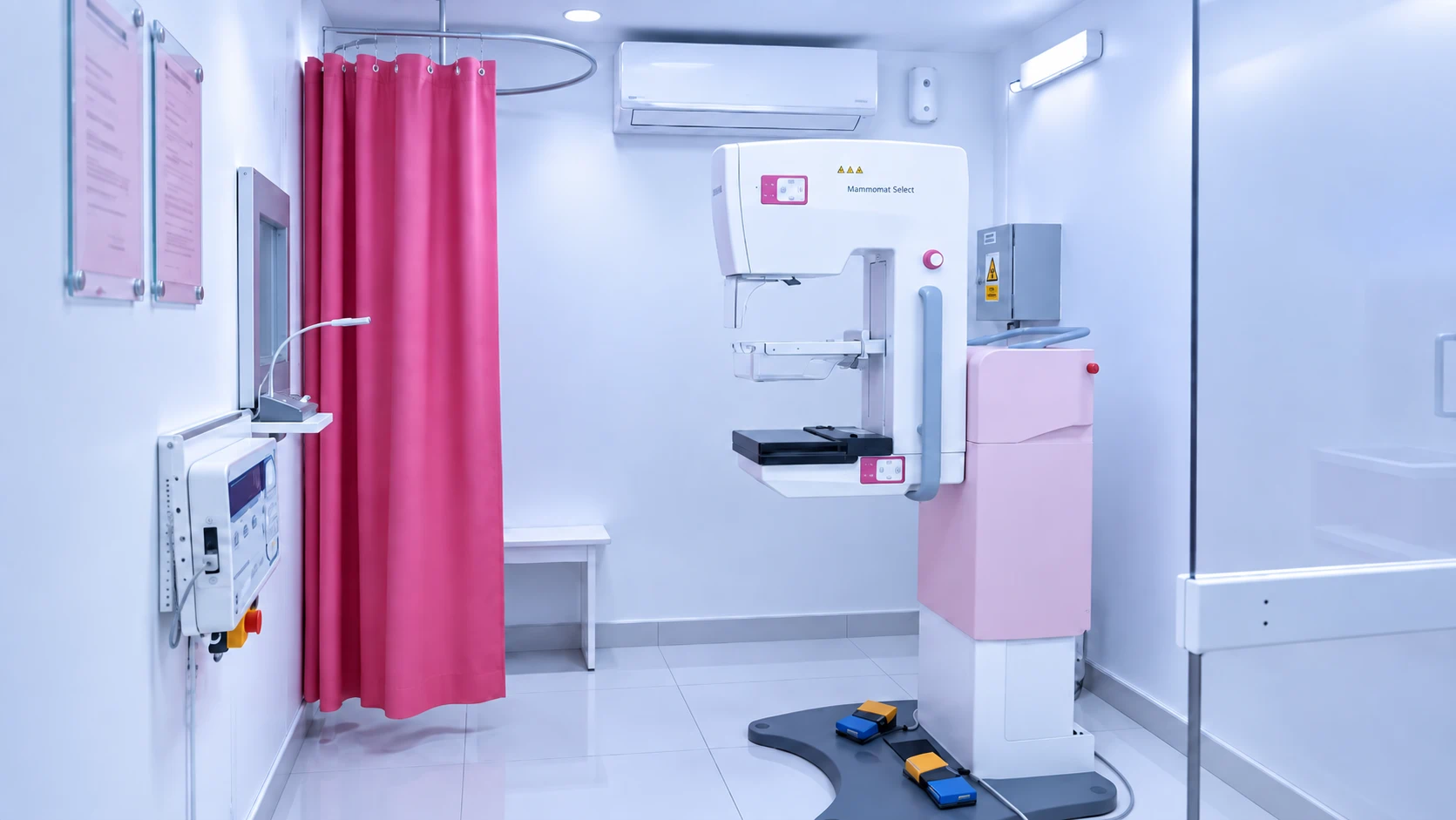 Sala de mamografía del Centro Detector del Cáncer
