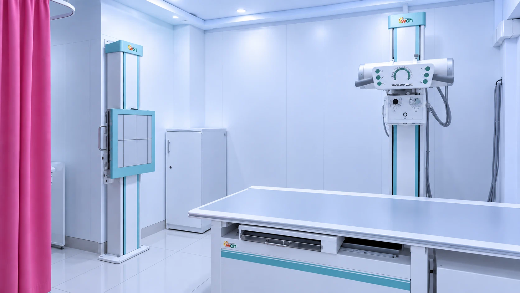 Sala de radiografía del Centro Detector del Cáncer